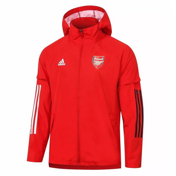 Windjacke Arsenal 2020-21 Rote Weiß Fussballtrikots Günstig